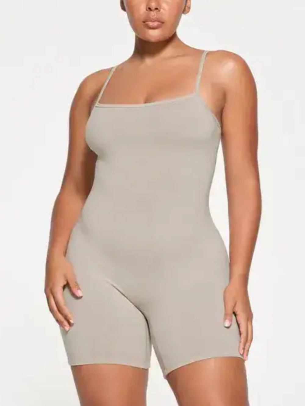 SKIMS Outdoor Cami Onesie in Stone